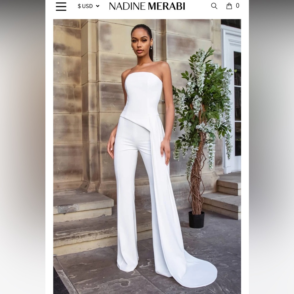 Nadine Merabi White Set